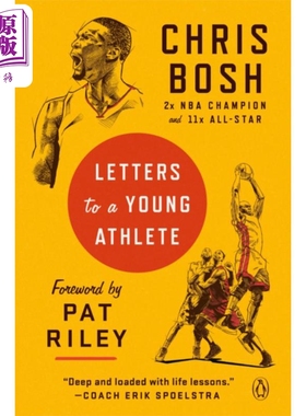 给年轻运动员的信 克里斯波什 NBA球员 英文原版 Letters to a Young Athlete Chris Bosh【中商原版】基斯保殊