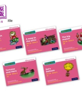 海外直订Read Write Inc. Phonics: Pink Set 3A Storybook P... Read Write公司拼读：粉红色套装3A故事书一套50本