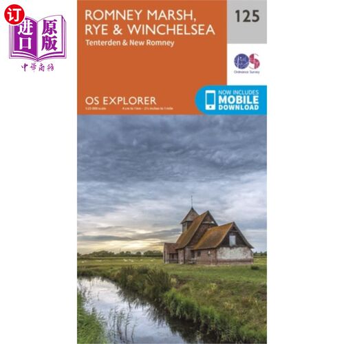 海外直订Romney Marsh, Rye and Winchelsea 罗姆尼·马什，莱和温切尔斯