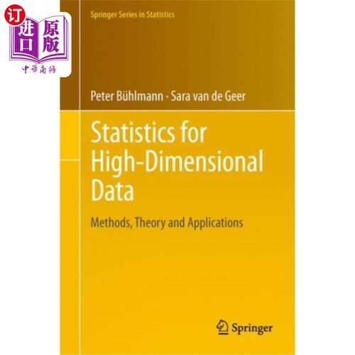 海外直订Statistics for High-Dimensional Data 高维数据统计