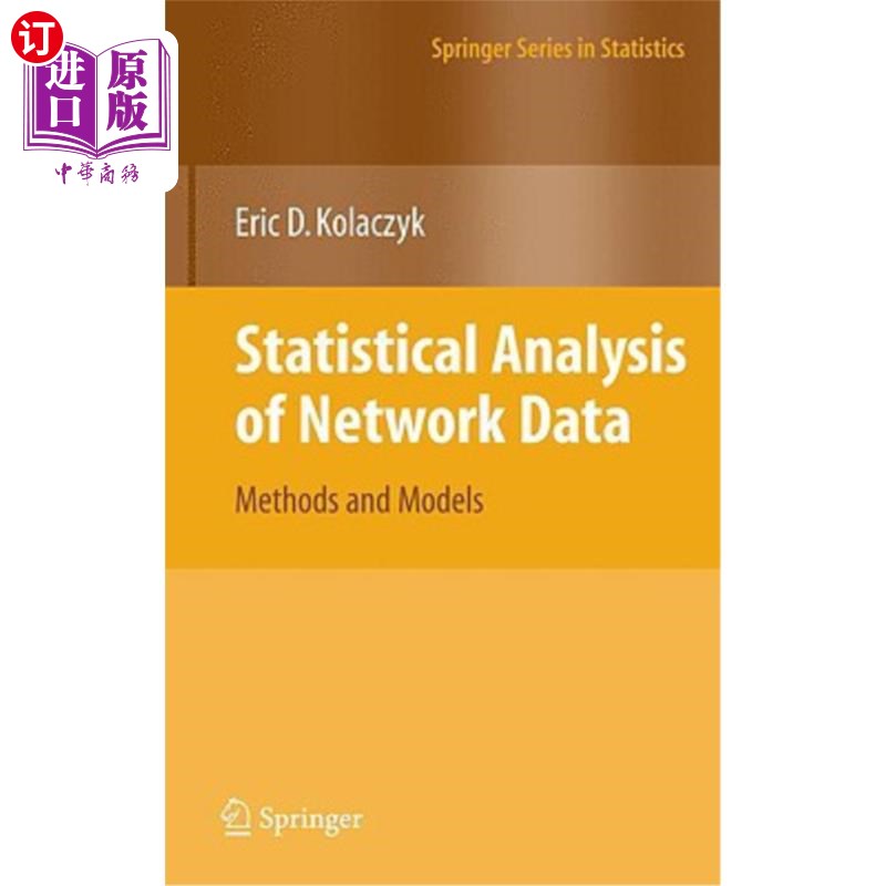 海外直订Statistical Analysis of Network Data: Methods and Models 数据的统计分析：方法和模型