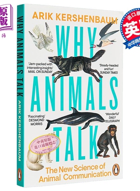 阿里克 克申鲍姆 动物为何说话 动物交流的新科学 Why Animals Talk 英文原版 Arik Kershenbaum 纽约客2024年度书单