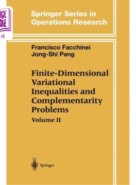 海外直订Finite-Dimensional Variational Inequalities and Complementarity Problems