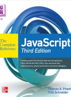 海外直订JavaScript the Complete Reference 3rd Edition JavaScript完整参考第三版