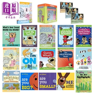 Piggie小猪小象 Pigeon Willems莫.威廉斯童书 12岁 Knuffle Elephant 动物故事绘本 英文原版 bunny 中商原版