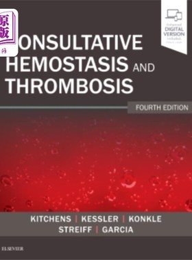 海外直订医药图书Consultative Hemostasis and Thrombosis 咨询性止血与血栓形成