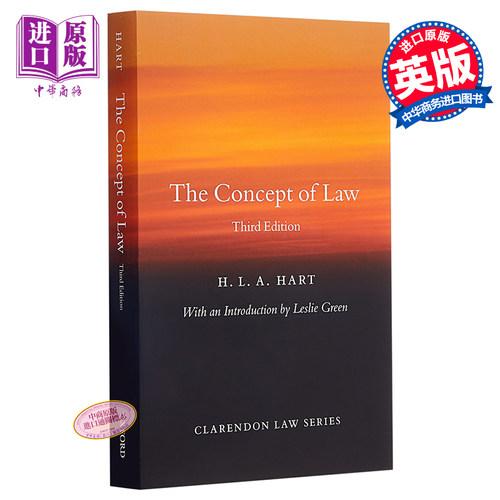The Concept of Law 英文原版 法律的概念 克拉伦登法律系列 20世纪英语世界伟大的法学家 Hla Hart【中商原版】