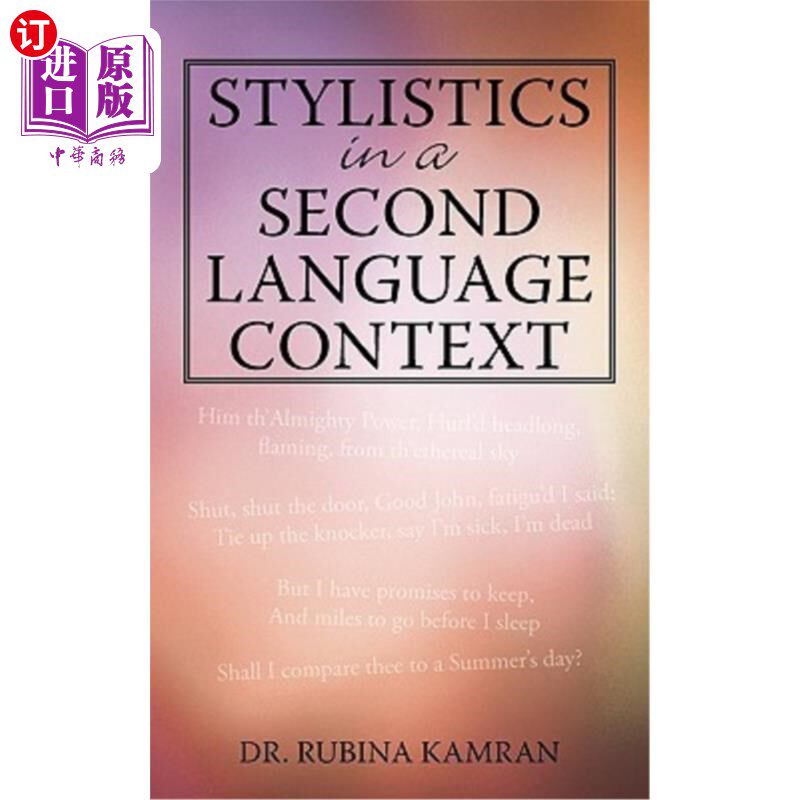 海外直订Stylistics in a Second Language Context 第二语言语境中的文体学