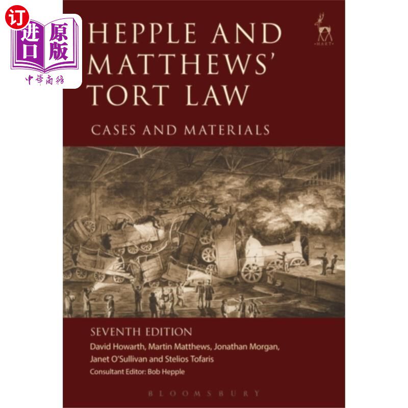 海外直订Hepple and Matthews' Tort Law 赫普尔和马修斯的侵权法