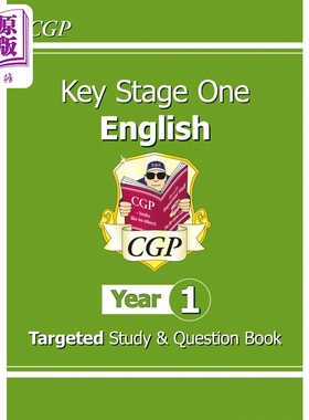 英国CGP KS1 English Targeted Study & Question Book - Year 1【中商原版】