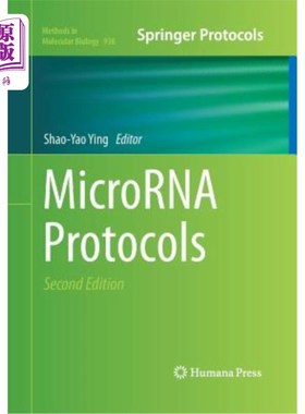 海外直订医药图书Microrna Protocols microRNA协议
