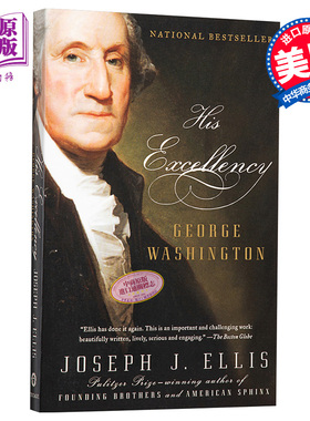 华盛顿传 豆瓣阅读 英文原版 His Excellency:George Washington Joseph J. Ellis【中商原版】