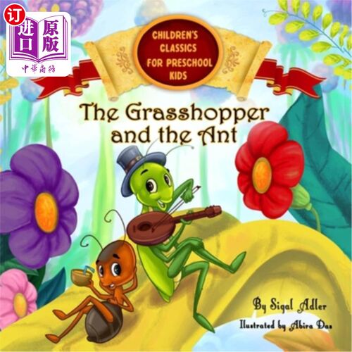 海外直订The Grasshopper and the Ant: Aesop's Fables in Verses 蚱蜢和蚂蚁:伊索寓言的诗句