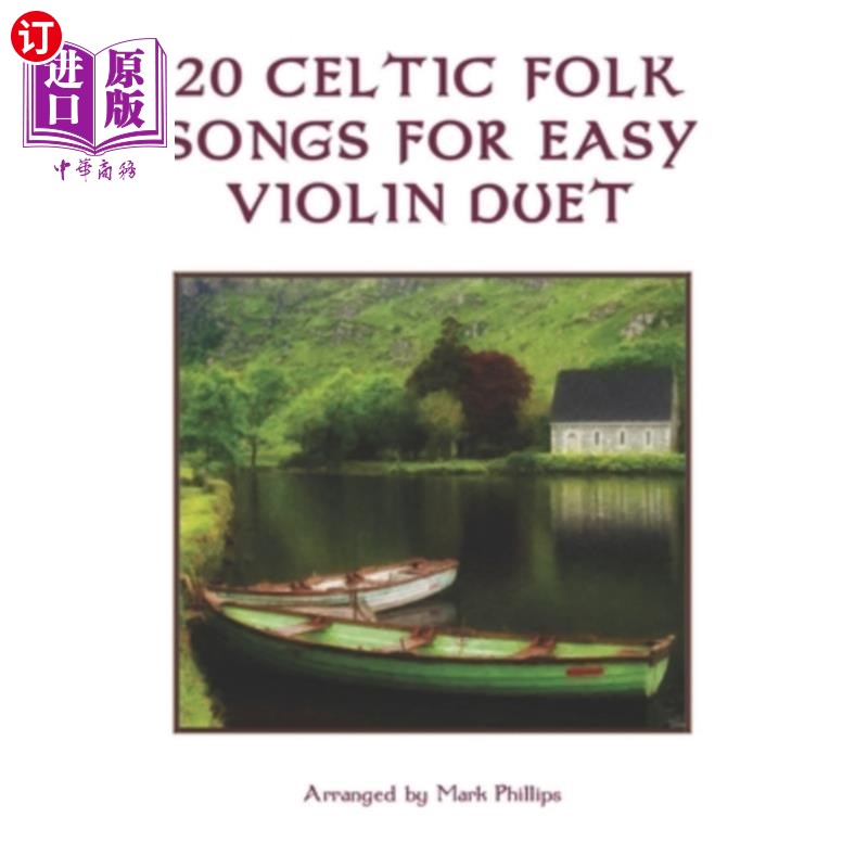 海外直订20 Celtic Folk Songs for Easy Violin Duet 20凯尔特民歌容易小提琴二重奏