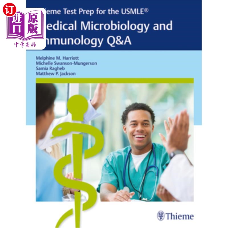 海外直订Thieme Test Prep for the Usmle(r) Medical Microbiology and Immunology Q&A Usmle(r)医学微生物学和免疫学问答