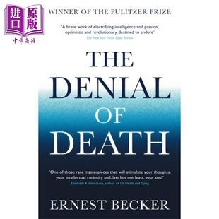 人性本质新阐释 Denial 英文原版 Ernest Death The 中商原版 拒斥死亡 Becker 普利策奖得主