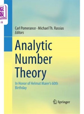 海外直订Analytic Number Theory: In Honor of Helmut Maier's 60th Birthday 解析数论：纪念赫尔穆特·迈尔60岁生日