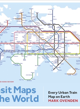 海外直订世界公交地图 Transit Maps of the World 城市轨道交通地图集 快速交通系统 城市交通系统历史  信息设计 交通爱好者