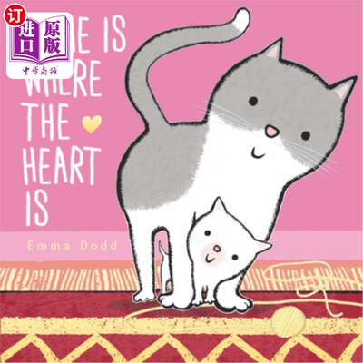 海外直订Home Is Where the Heart Is Padded Board Book: (A Heartwarming Story of Parental  家是心在的地方垫板书（一个