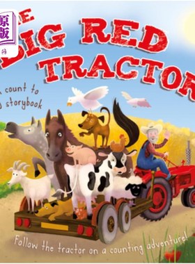 海外直订The Big Red Tractor 大红拖拉机