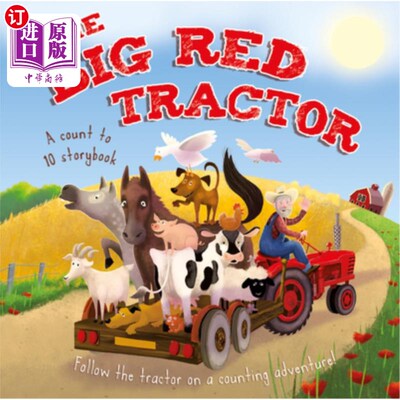 海外直订The Big Red Tractor 大红拖拉机
