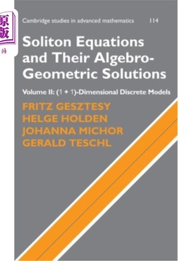 海外直订Soliton Equations and Their Algebro-Geometric Solutions: Volume 2, (1+1)-Dimensi 孤子方程及其代数几何解