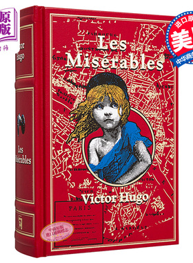 预售 悲惨世界原著 Leather Bound Classics Les Misérables 英文原版 Victor Hugo【中商原版】