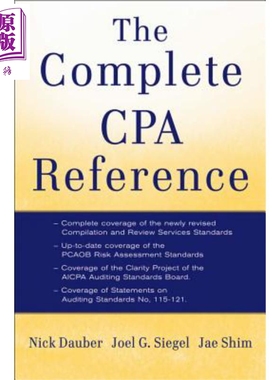 现货 CPA参考大全 第5版 The Complete Cpa Reference Nick Dauber 英文原版 中商原版 Wiley【中商原版】