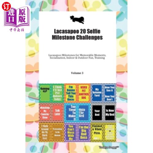 海外直订Lacasapoo 20 Selfie Milestone Challenges Lacasapoo Milestones for Memorable Mome Lacasapoo