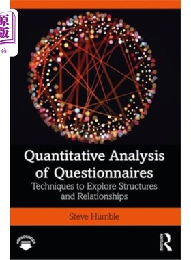 海外直订Quantitative Analysis of Questionnaires: Techniques to Explore Structures and Re 问卷的定量分析:结构和关系