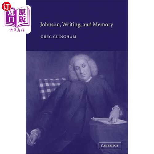 海外直订Johnson, Writing, and Memory 《写作与记忆》