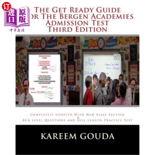 海外直订The Get Ready Guide For The Bergen Academies Admission Test THIRD EDITION: Compl 卑尔根学院入学考试准备指南