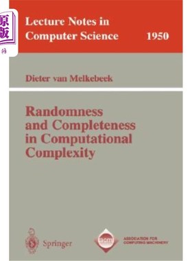 海外直订Randomness and Completeness in Computational Complexity 计算复杂度中的随机性和完整性