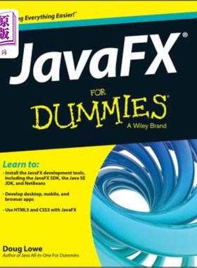 海外直订JavaFX for Dummies JavaFX的假人