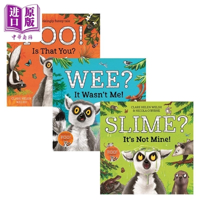 Nicola O'Byrne 狐猴莱尼系列Lenny the lemur 动物知识科普儿童绘本3册 趣味百科故事图画书 英文原版 进口图书【中商原版】