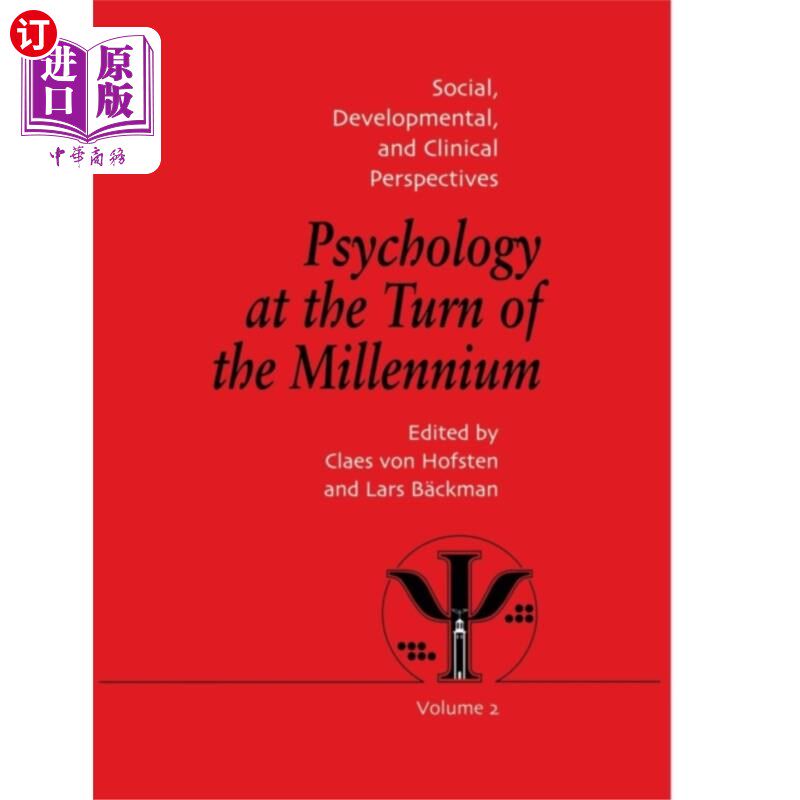 海外直订Psychology at the Turn of the Millennium, Volume... 《世纪之交的心理学》第二卷