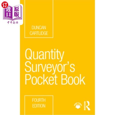 海外直订Quantity Surveyor's Pocket Book 工料测量师袖珍本