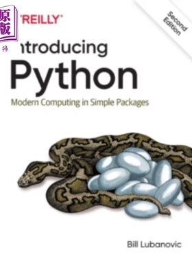 预售 Python语言及其应用 第2版 英文原版 Introducing Python Modern Computing in Simple Packages Bill Lubanovic【中商原版】