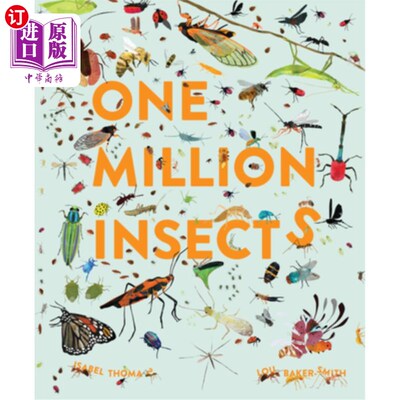 海外直订One Million Insects 一百万只昆虫