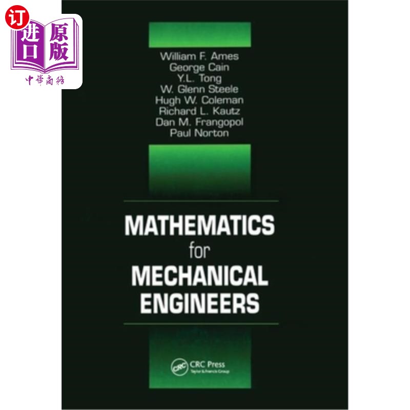 海外直订Mathematics for Mechanical Engineers 机械工程师数学
