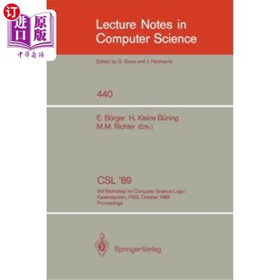 Workshop 第三 CSL Kaiserslautern 3rd Frg Computer 海外直订CSL Science October Logic.