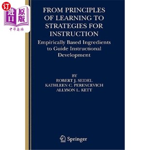 Instruction Principles Strategies 海外直订From Empirically 从学习原则到教学策略 Learning Ing 以经 Based for