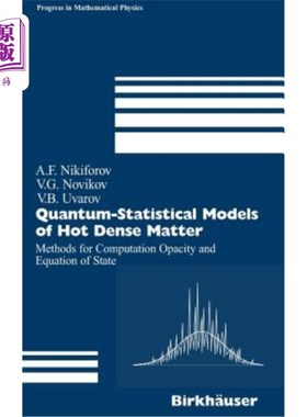 海外直订Quantum-Statistical Models of Hot Dense Matter: Methods for Computation Opacity  热致密物质的量子统计模型:计算
