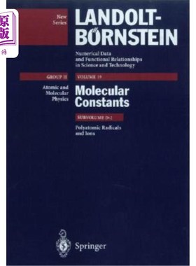 海外直订Polyatomic Radicals and Ions 多原子自由基和离子