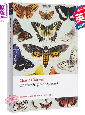 预售 【中商原版】物种起源（牛津世界经典系列）英文原版 On the Origin of Species Charles Darwin