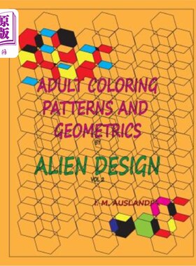 海外直订Patterns and Geometrics by Alien Design vol 2: Therapeutic Stress Relaxation Col