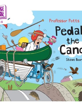 海外直订Professor Potts Pedals the Canoe 波茨教授踩着独木舟