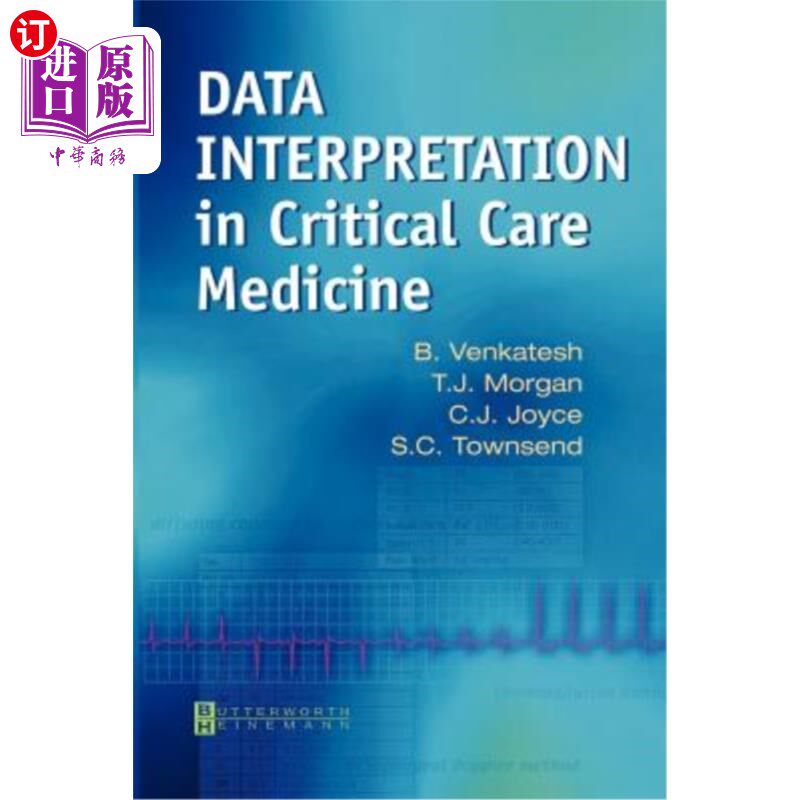 海外直订医药图书Data Interpretation in Critical Care Medicine 危重病护理医学中的数据解释