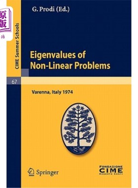 海外直订Eigenvalues of Non-Linear Problems: Lectures Given at a Summer School of the Cen 非线性问题的特征值：在瓦伦