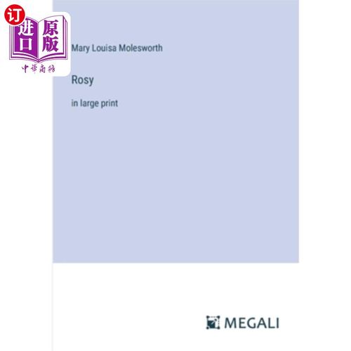海外直订Rosy: in large print 玫瑰色：大号字体